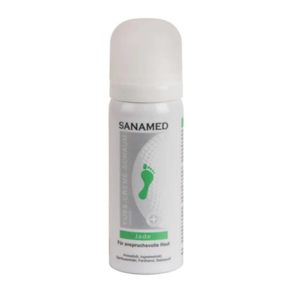 SANAMED Jade Κρέμα-Αφρός Ποδιών για απαιτητικές επιδερμίδες, 50 ml
